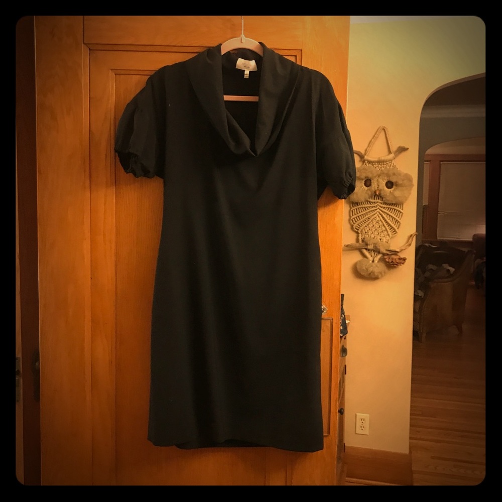 ADAM Lippes dropped sleeve cowl neck dress 10